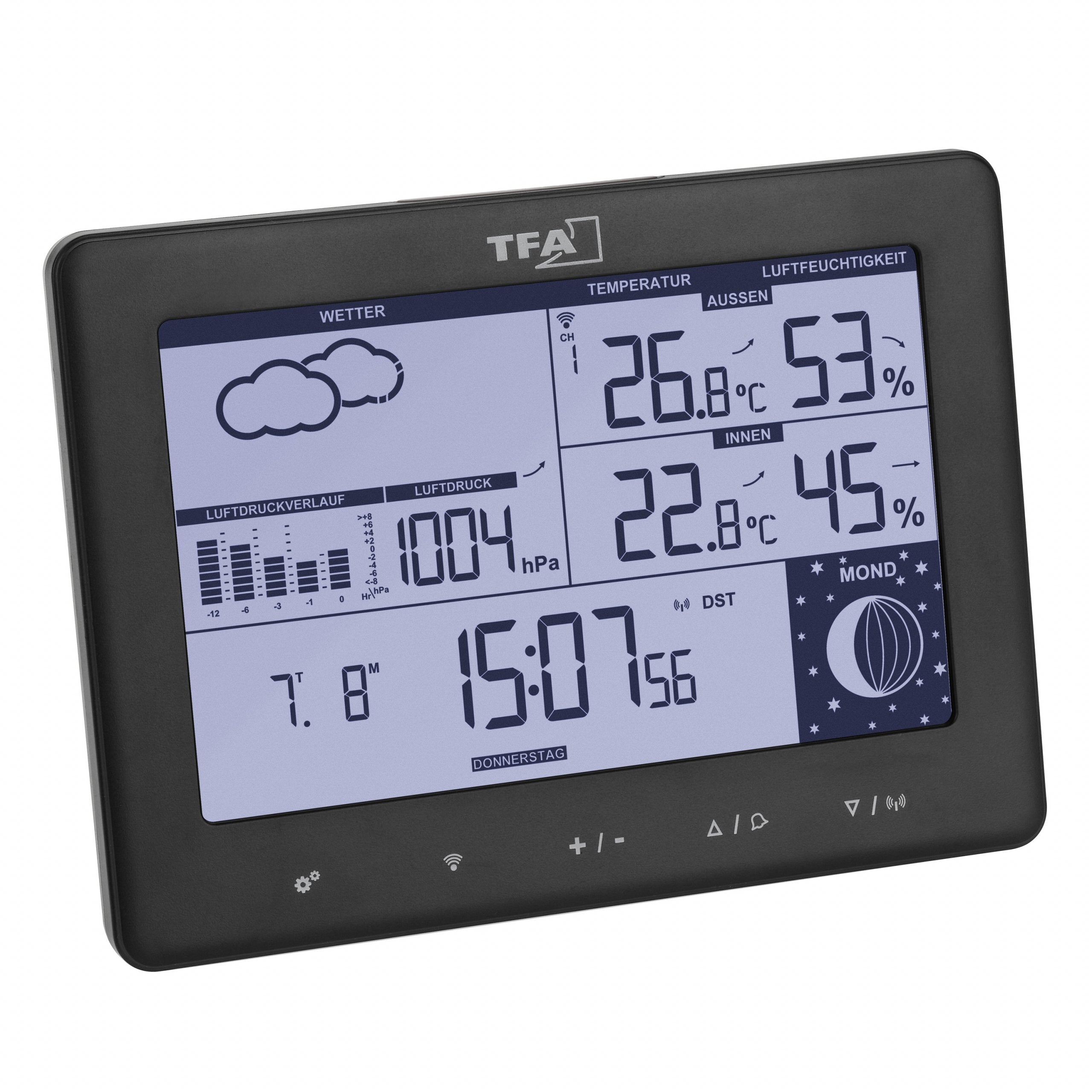 EAN 4009816036186 - TFA-Dostmann Elements Negro Batería imagen 2