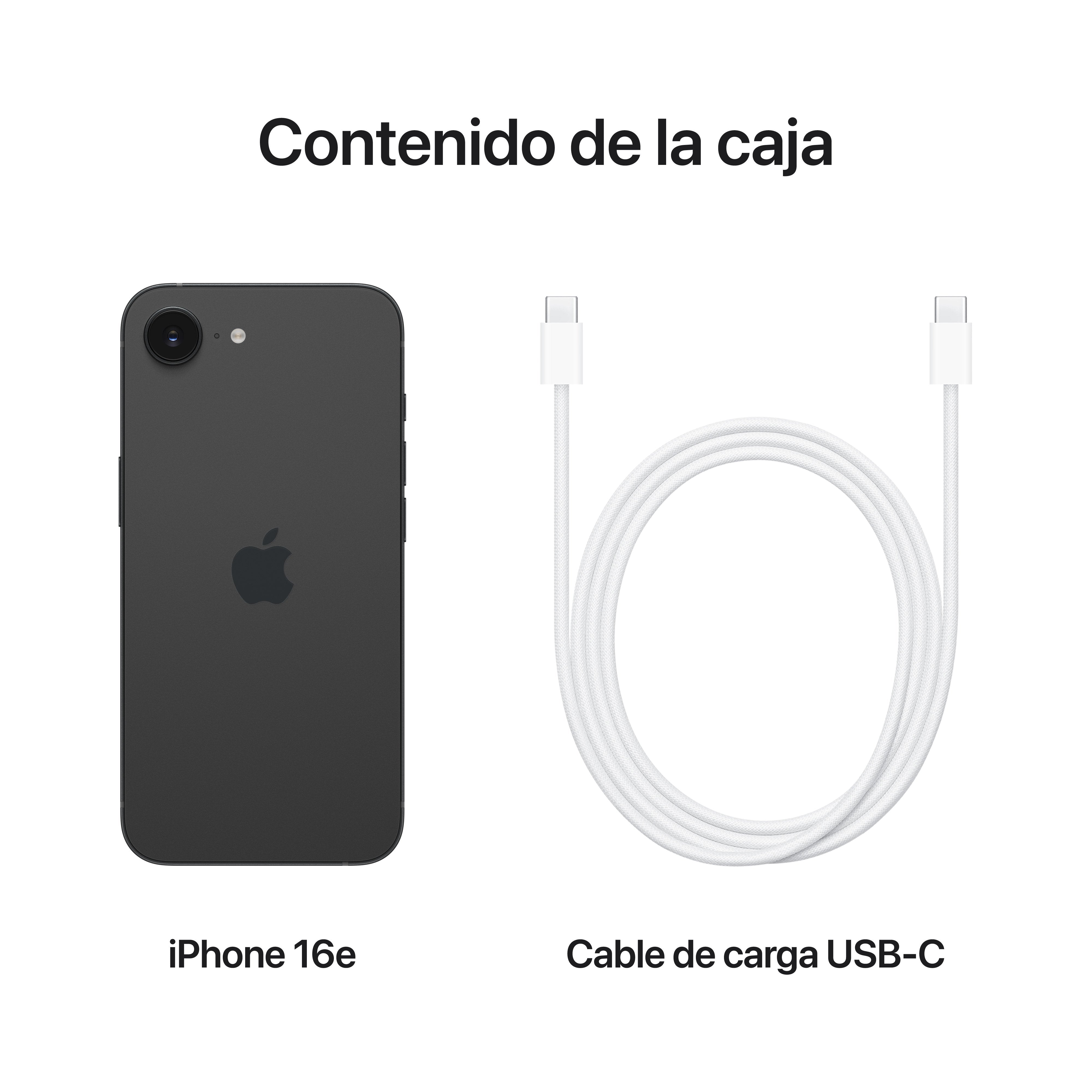 EAN 0195950051278 - Apple iPhone 16e 15,5 cm (6.1") SIM doble iOS 18 5G USB Tipo C 256 GB Negro imagen 9