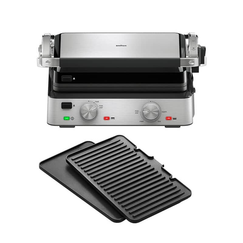 Grill Braun Cg7020 2000w Negro. Inox