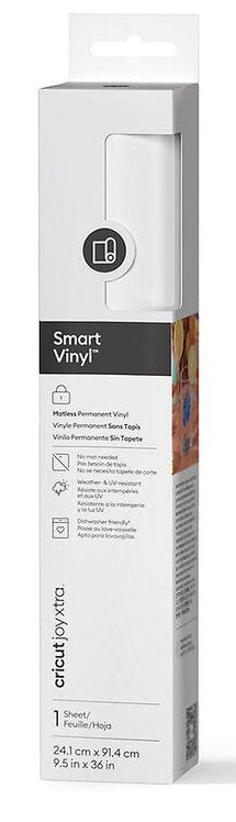 Cricut Smart Vinyl Permanent Joy Xtra 24,1x91,5cm 1 Sheet (White)