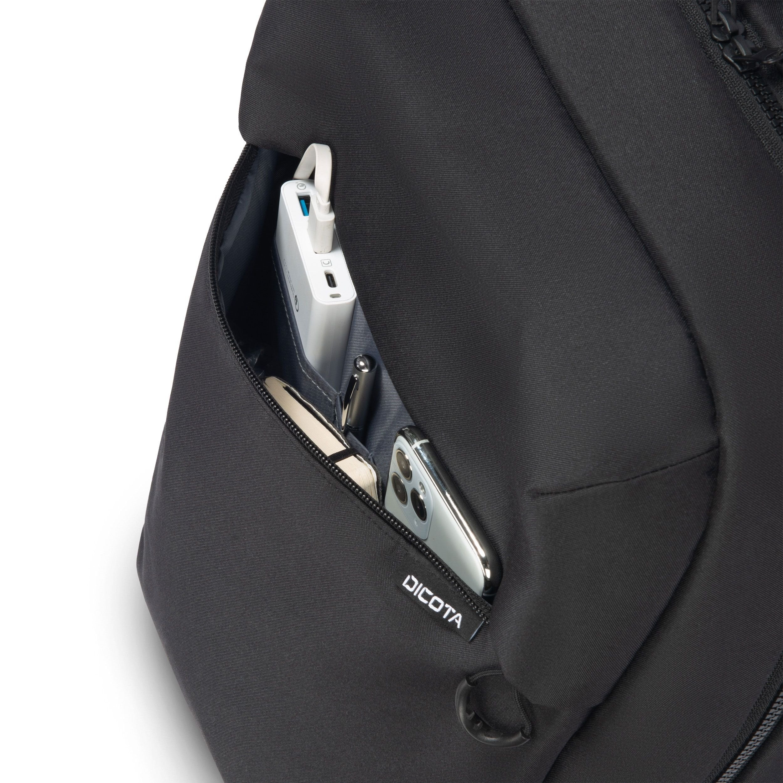 EAN 7640239422131 - DICOTA D32115-RPET maletines para portátil 40,6 cm (16") Mochila Negro imagen 6