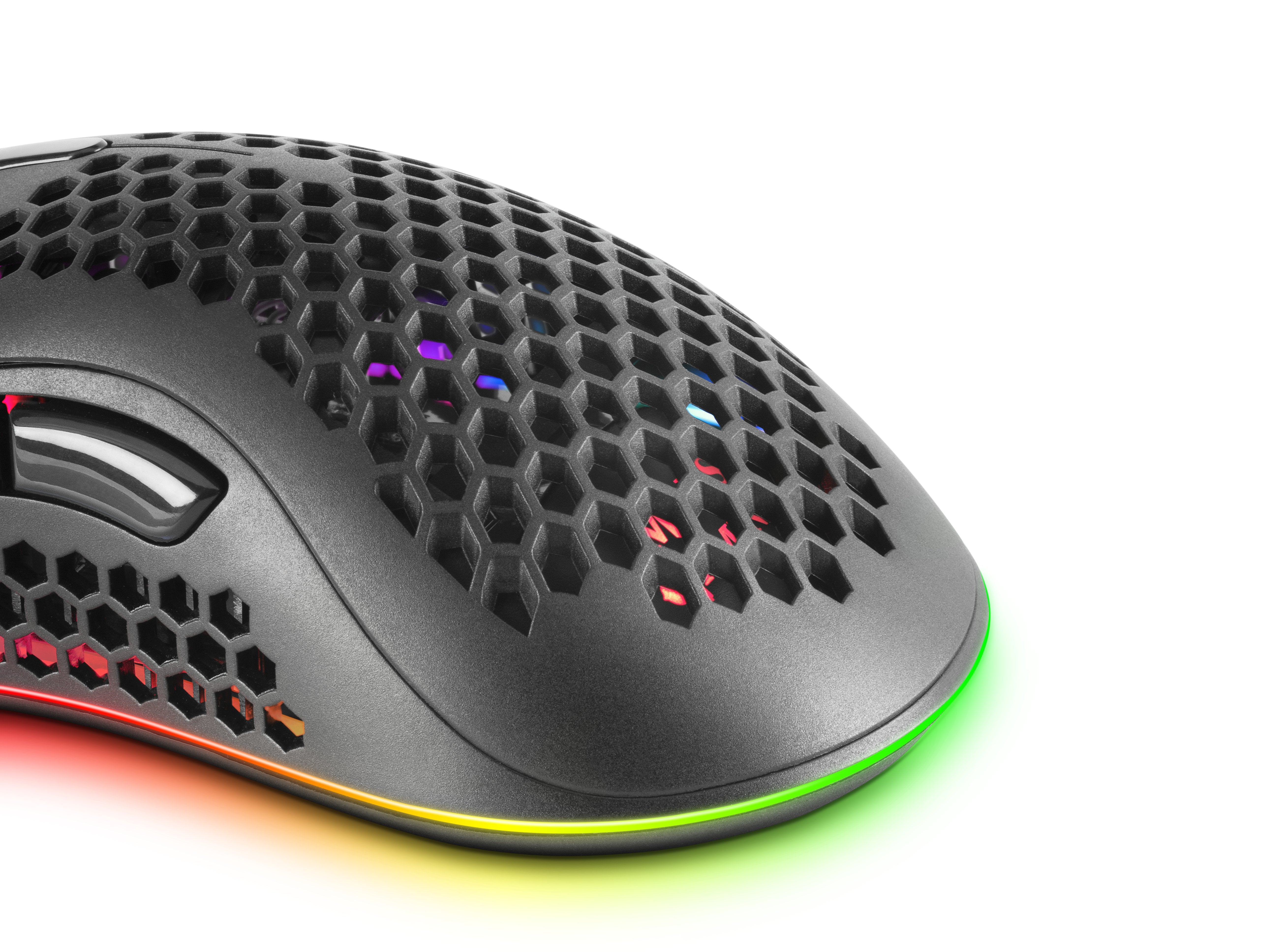 Raton Optico Mmex Rgb Black Mars Gaming 32000dpi/Rgb Chroma/7 Botones/Software