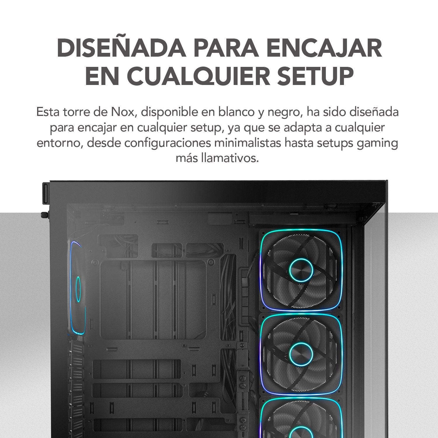 Caja Gaming Semitorre Nox Hummer Blade