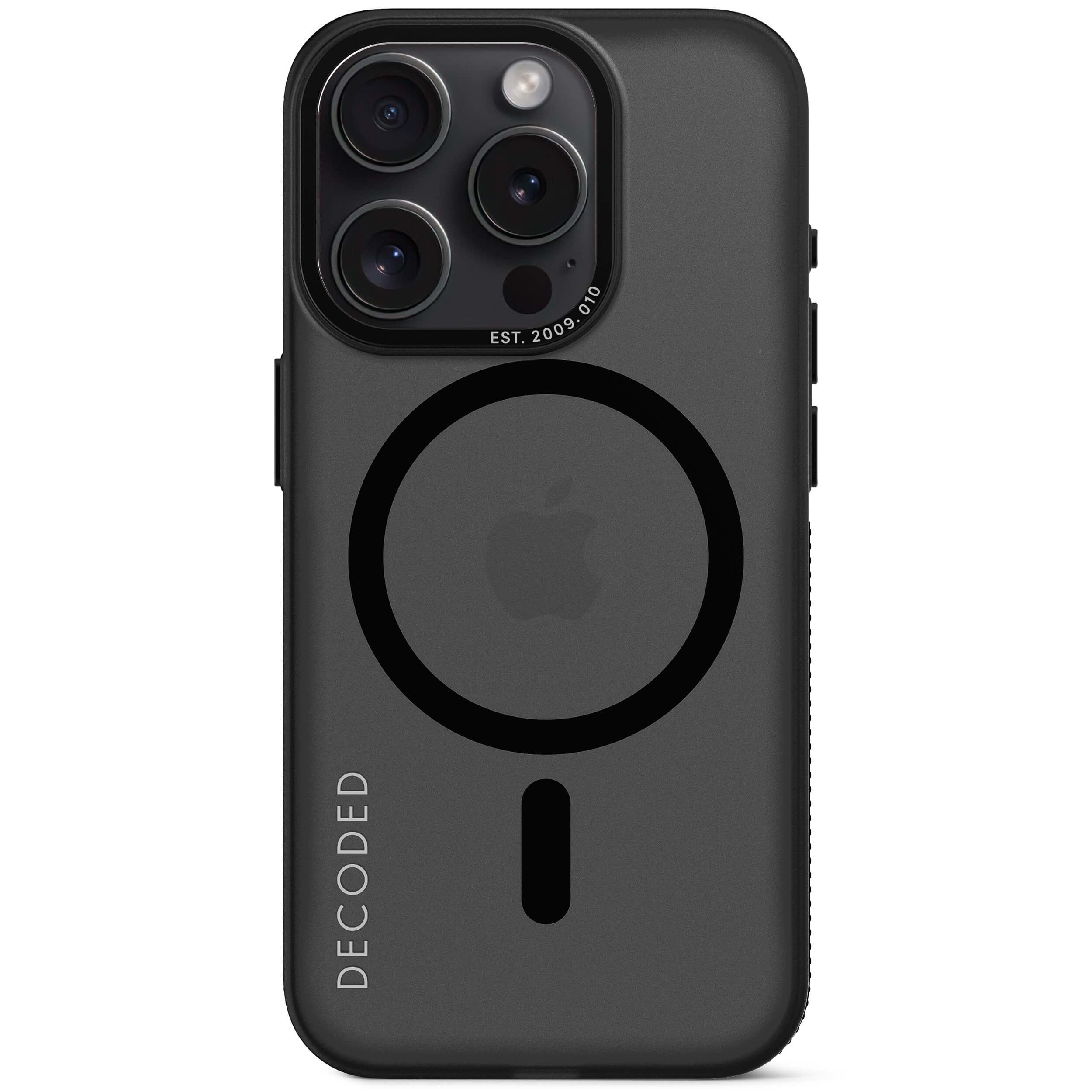 EAN 8720593010720 - Decoded D24IPO15PBCT2FK funda para teléfono móvil 15,5 cm (6.1") Negro, Transparente imagen 1