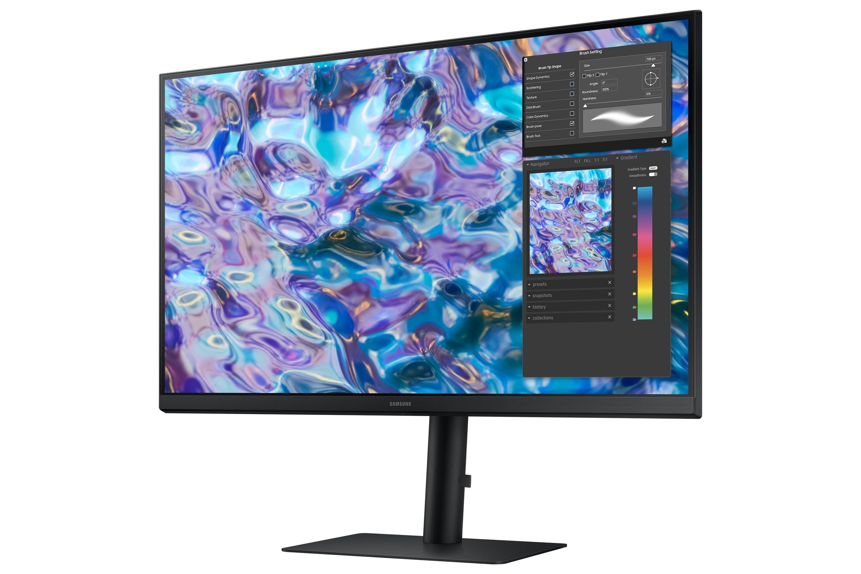Monitor Samsung Serie 6 68,0cm S27b610equ 16:9 27" Quad Hd Ips Negro
