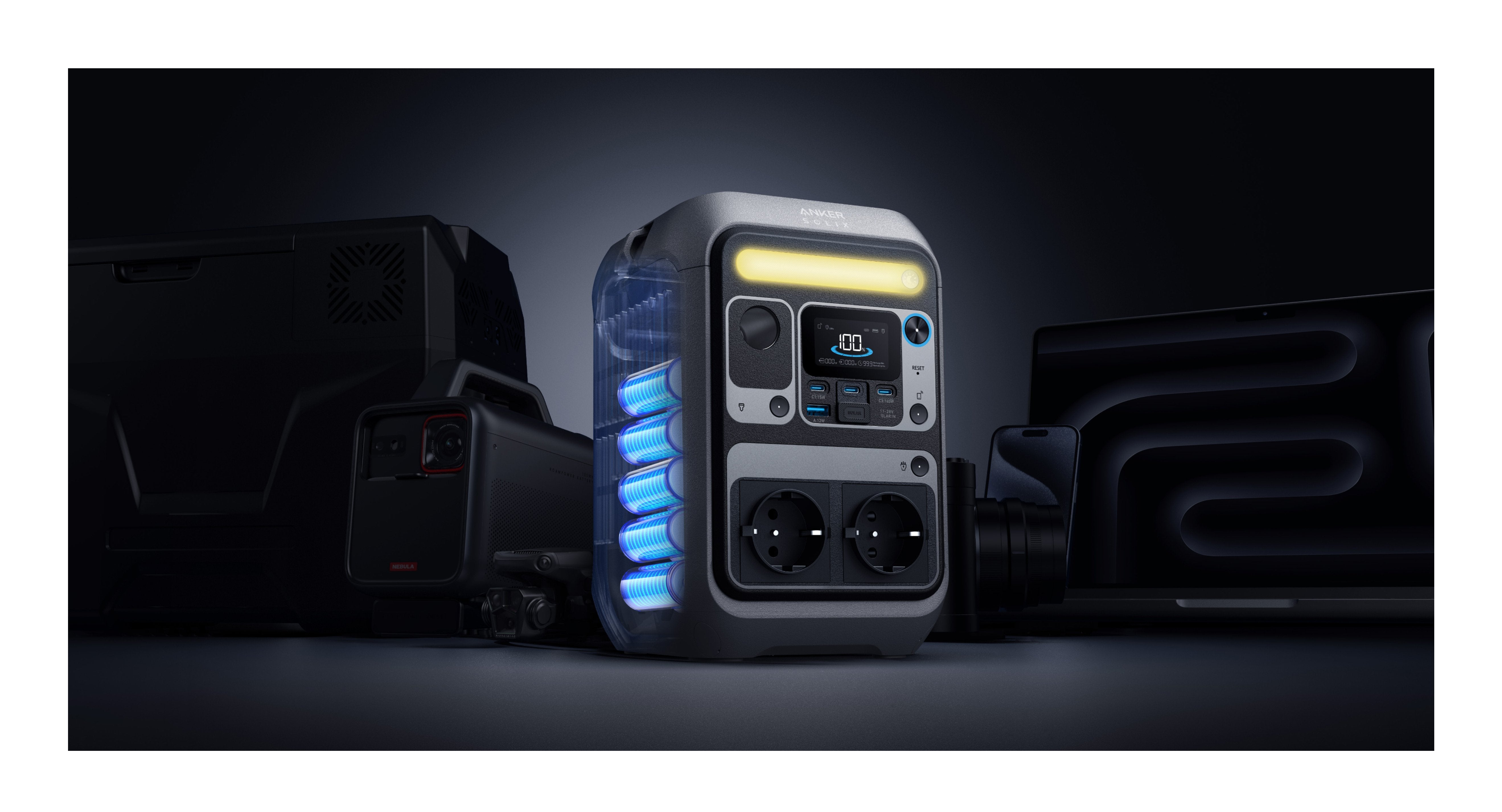 EAN 0194644298845 - Anker SOLIX C300X estación de energía portátil 7 Fosfato de hierro-litio (LiFePo4) 90000 mAh imagen 11