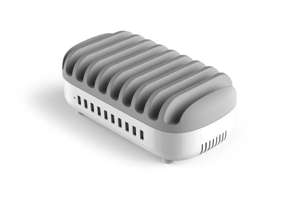 EAN 0819472021839 - Compulocks 10PUSBDKS-UK organizador para estación de carga Independiente Gris, Blanco imagen 1