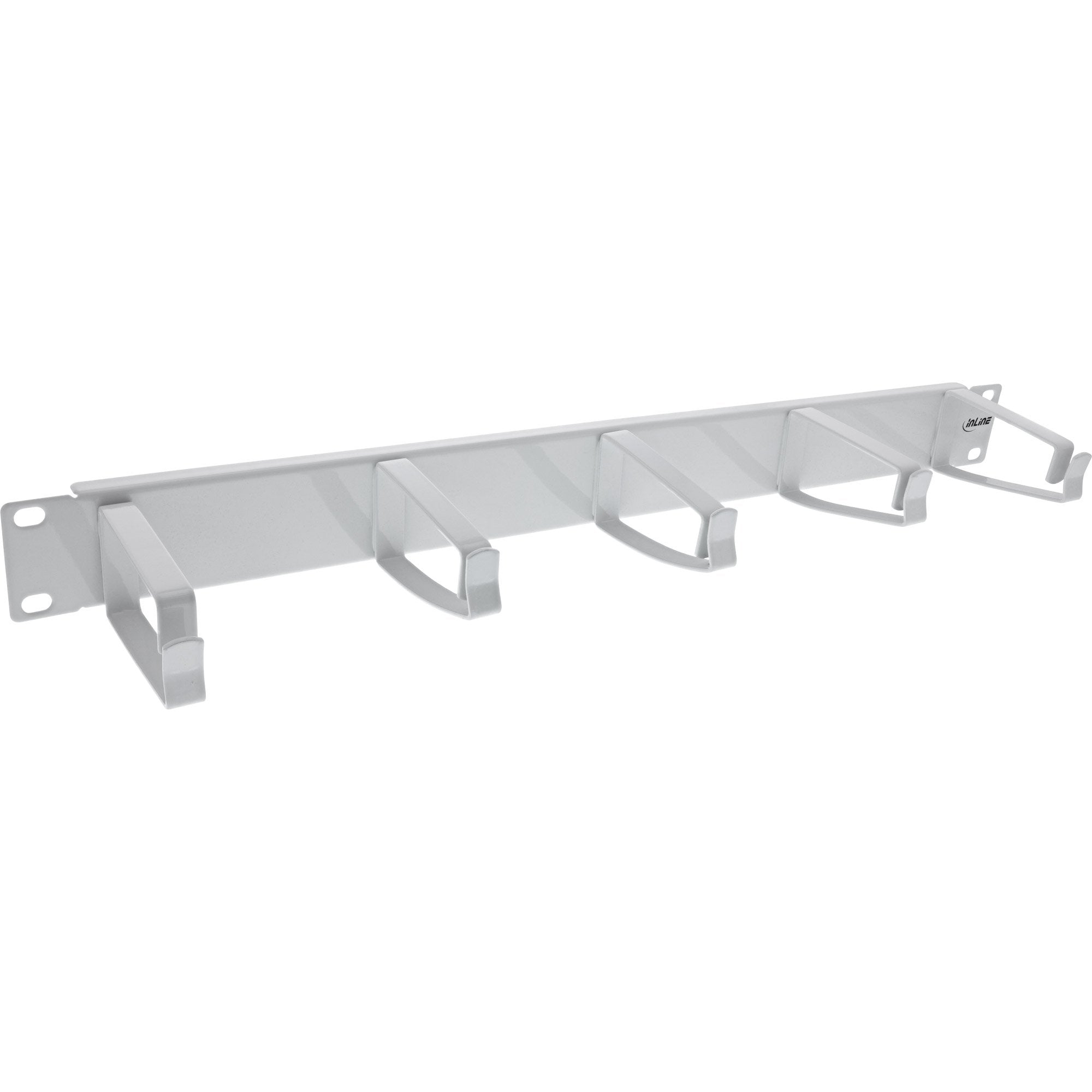 Panel De Gestión De Cables Inline De 19", 5 Soportes Grandes, Ral7035, Gris