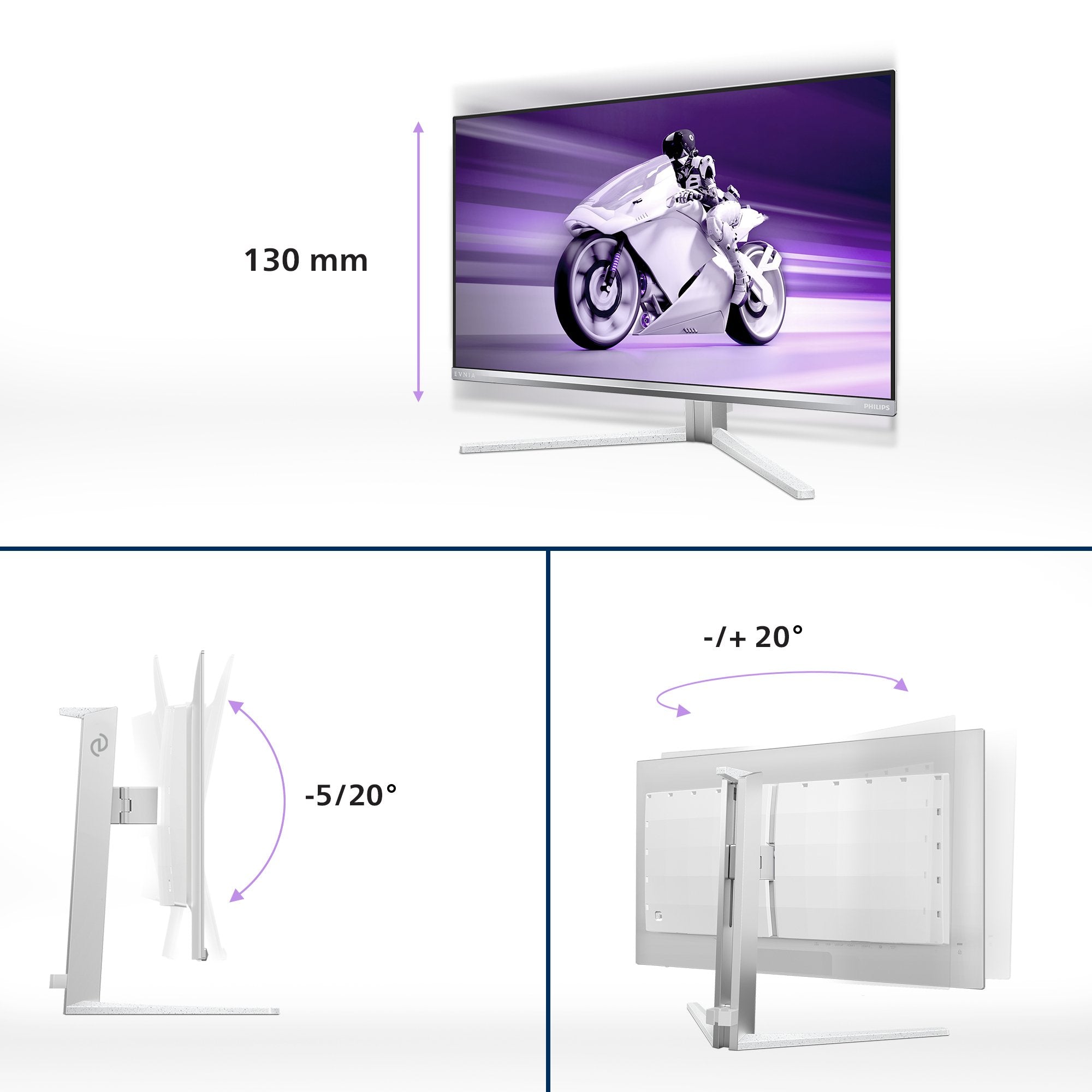 Monitor Philips 27m2n8500 00 27" 2560x1440 16:9 0.03ms 1000cd M² Hdmi Displayport Usb