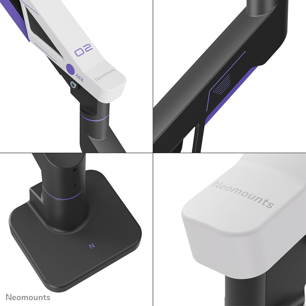 Neomounts Tischhalterung 200x200 30kg 24-57'' Voll Beweglich Gaming