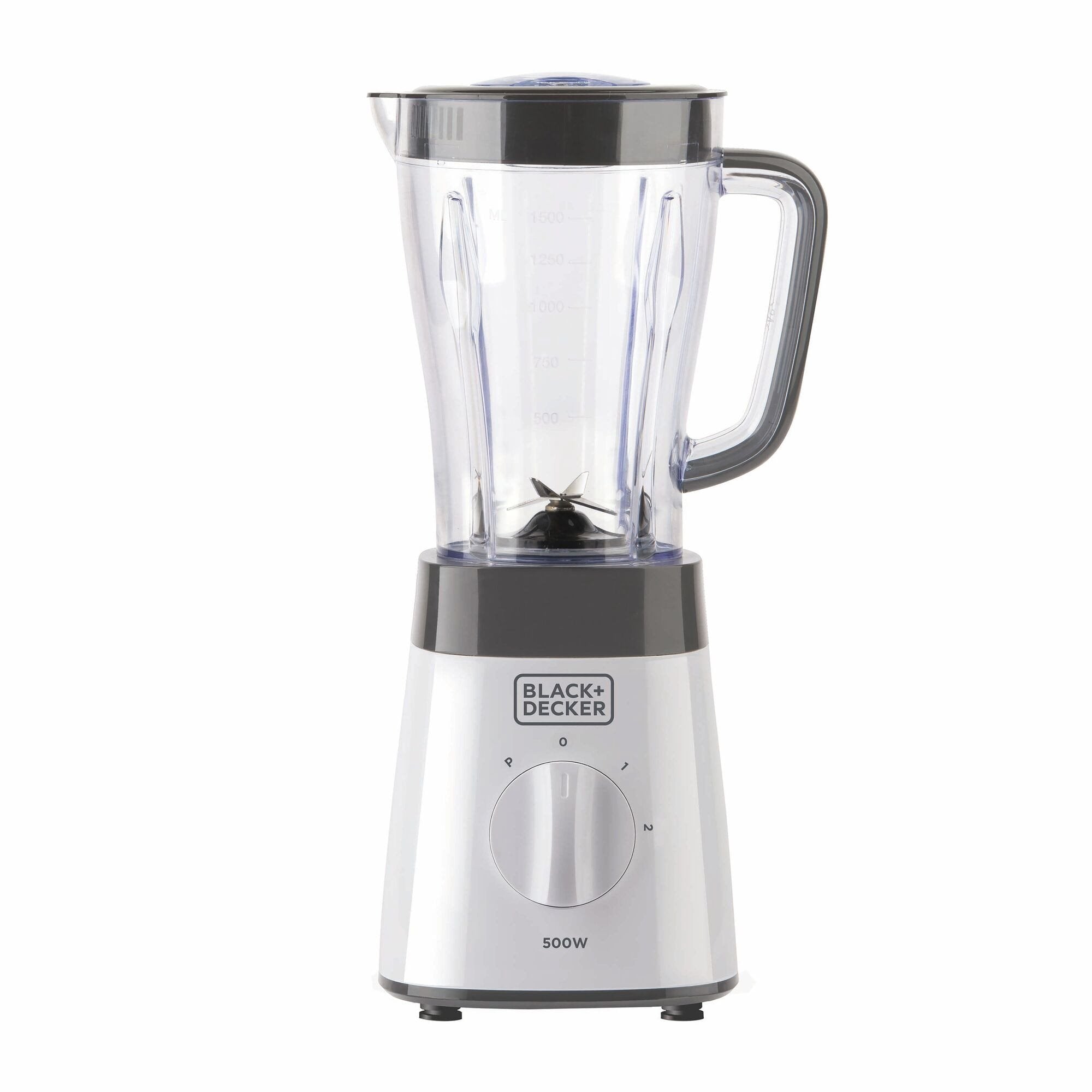 EAN 8432406120075 - Black & Decker BXJB500E licuadora 1,5 L Batidora de vaso 500 W Blanco imagen 1