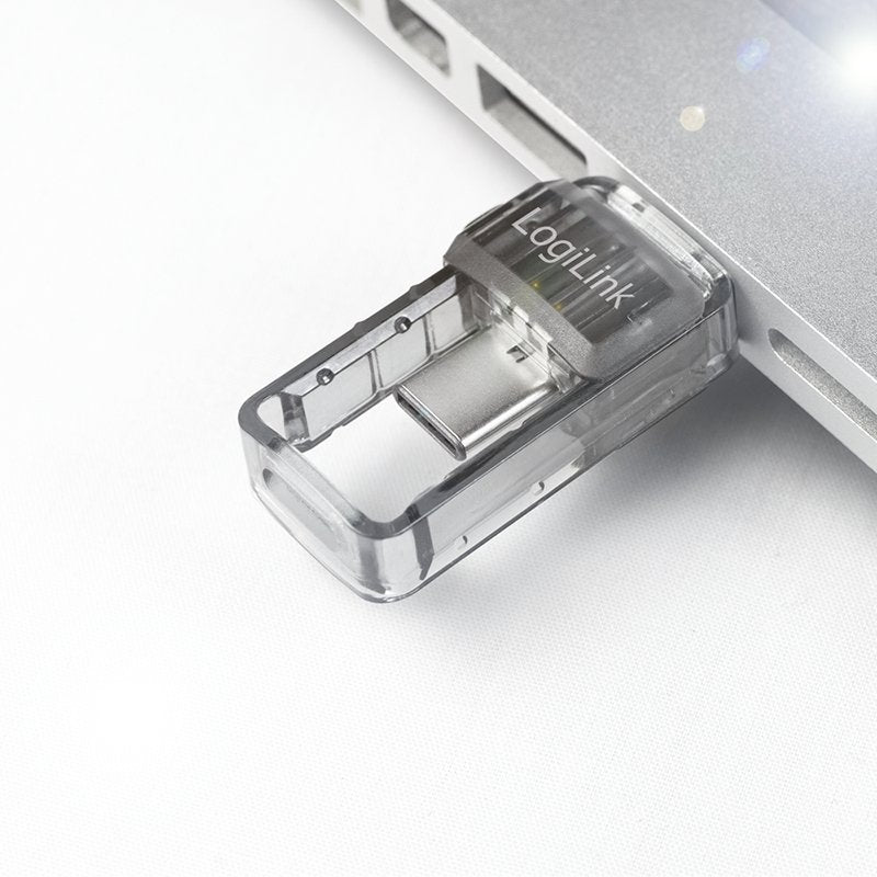 Adaptador Logilink Bluetooth 5.0, Usb 3.2, Usb-A Y Usb-C