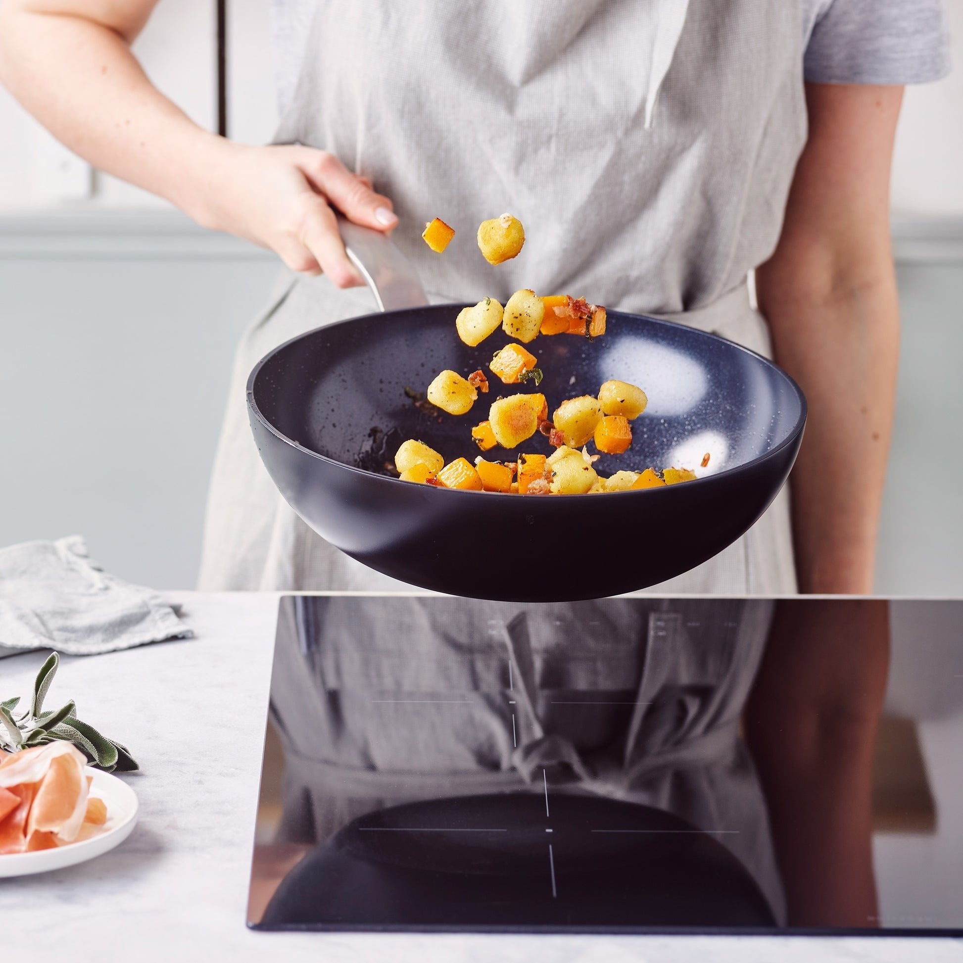 Greenpan Evolution Wok 28cm Schwarz