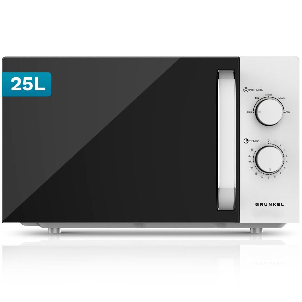 Microondas Grunkel Mw-25easy 850w Capacidad 25l Blanco