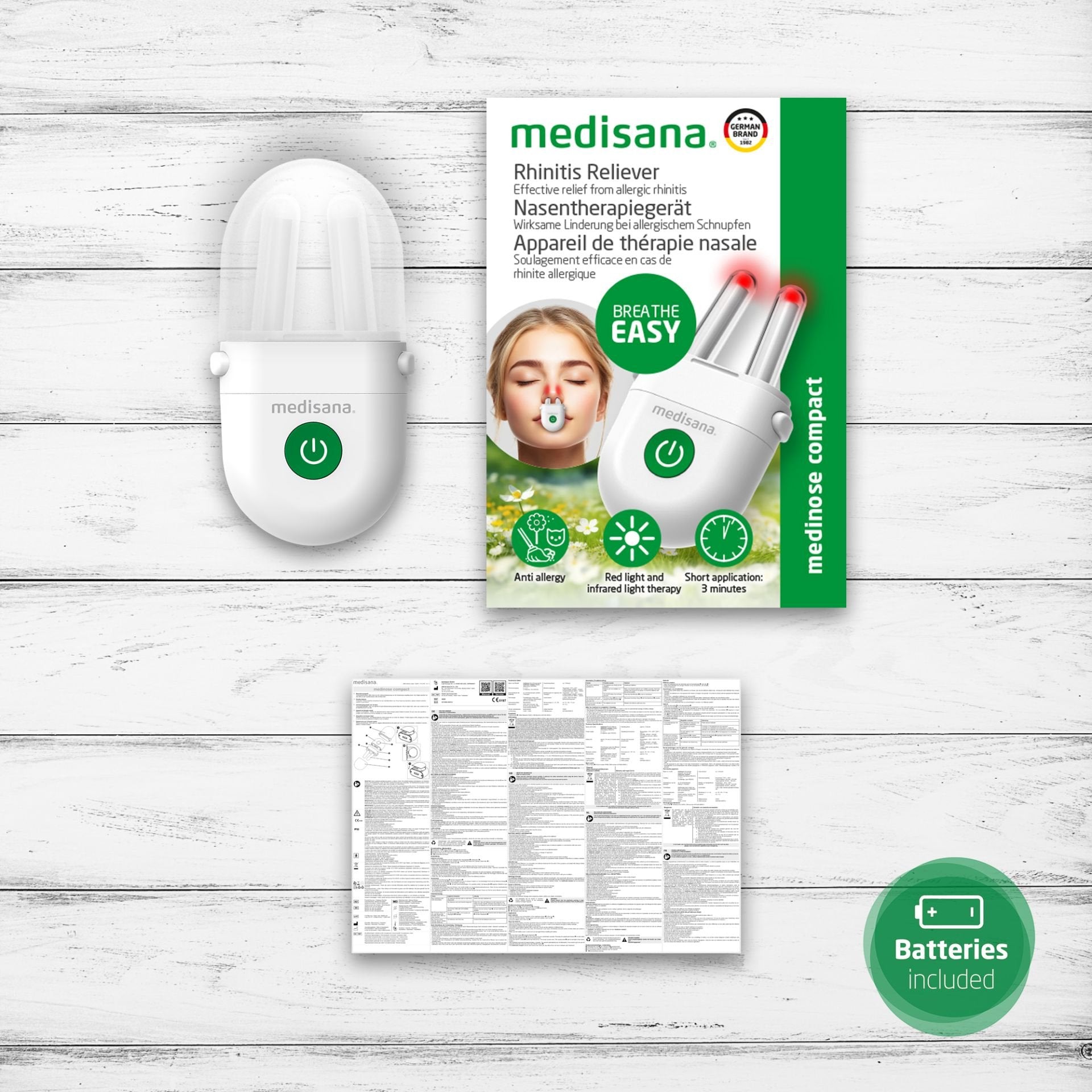 EAN 4015588450556 - Medisana 45055 correa de parche para aliviar el dolor Infrarrojos Blanco imagen 3