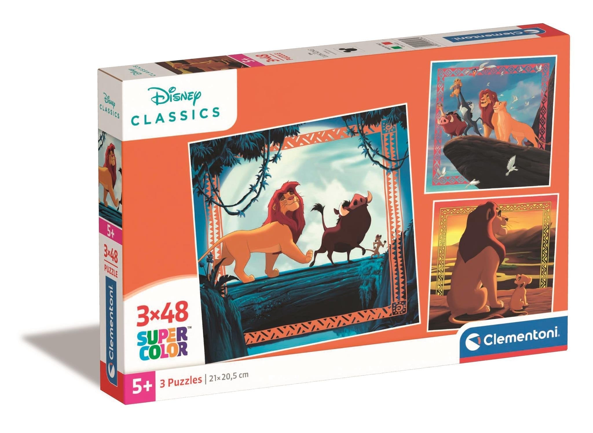 Puzzle El Rey Leon Disney 3x48pzs
