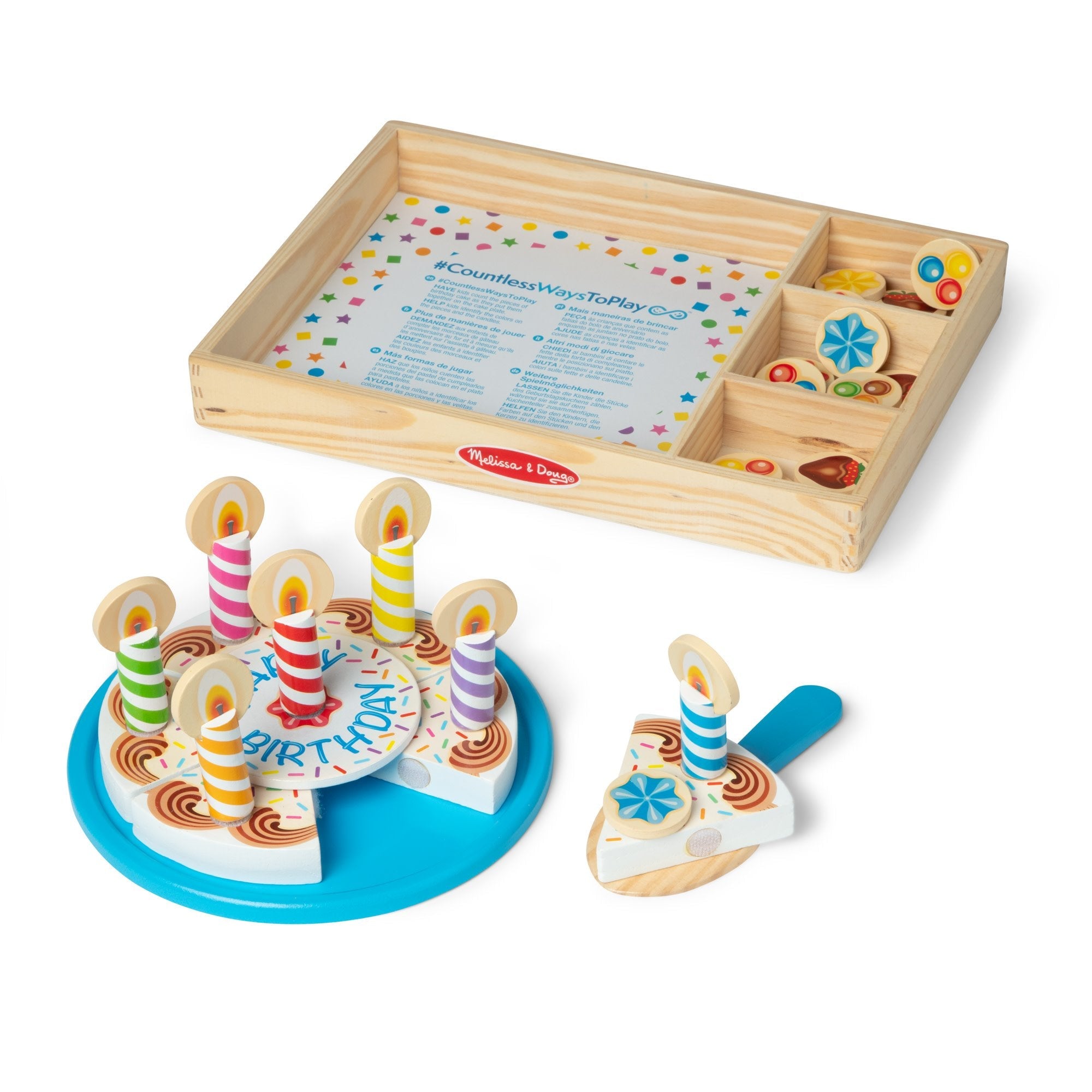 Spinmaster Melissa & Doug - Holz Geburtstagskuchen 6074876