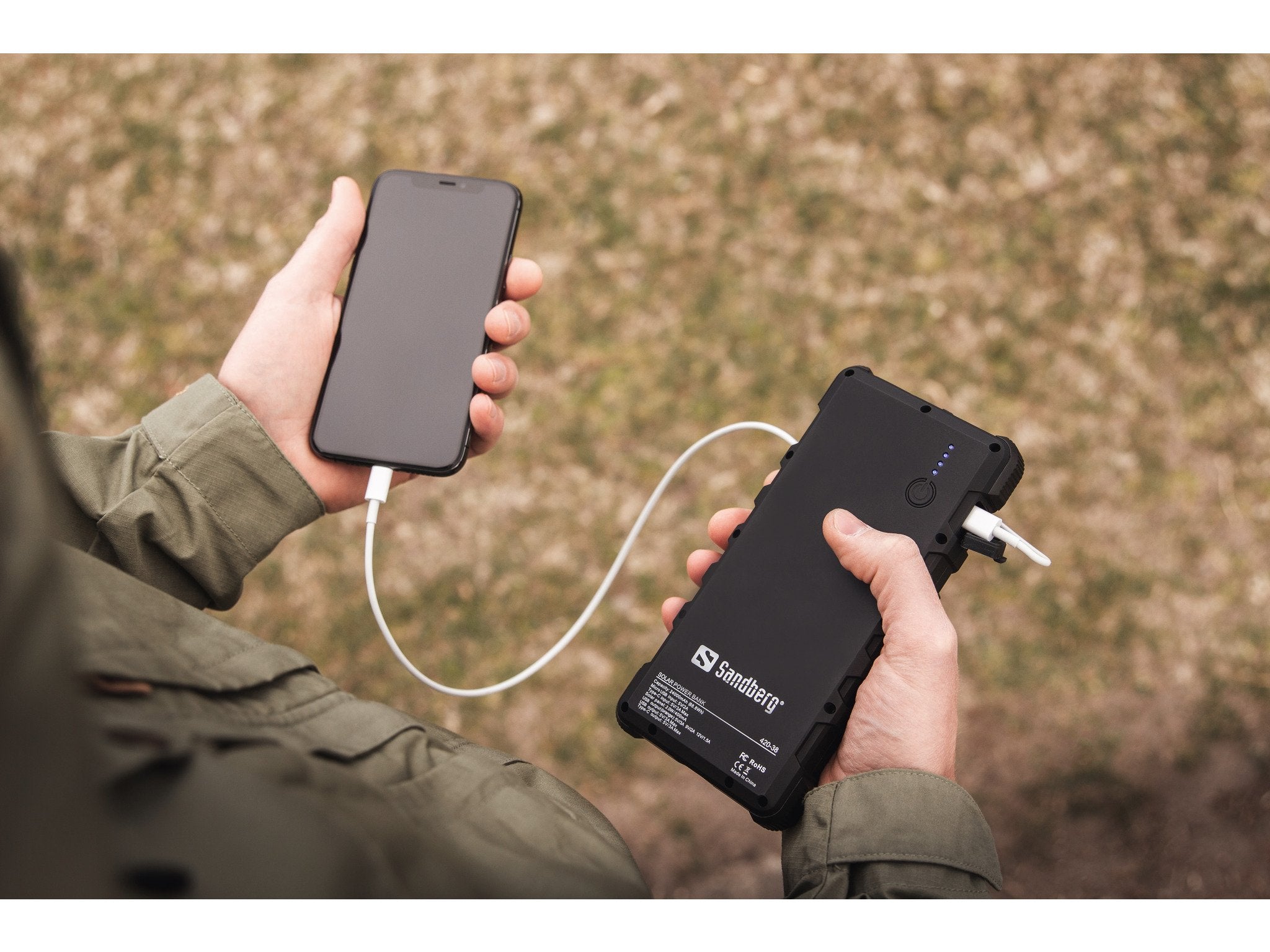 EAN 5705730420382 - Sandberg 420-38 batería externa Ión de litio 24000 mAh Negro, Gris imagen 3