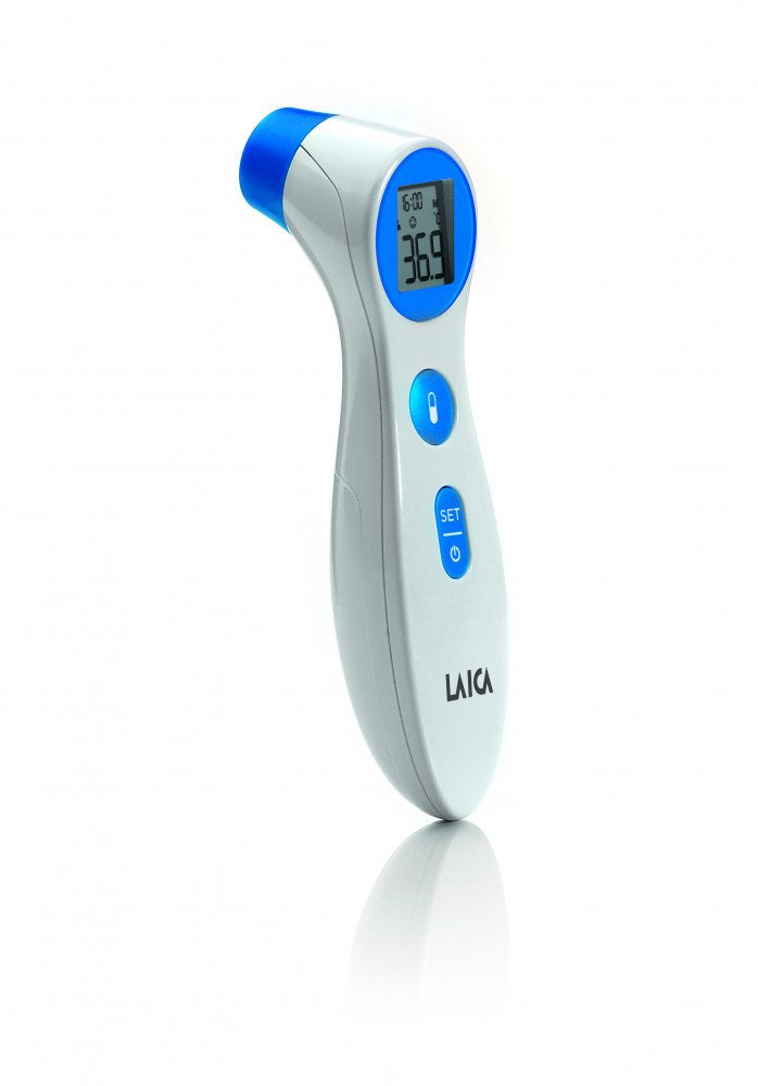 EAN 8013240200873 - Laica TH1000 termómetro digital Termómetro con sensor remoto Azul, Blanco Frente Botones imagen 1