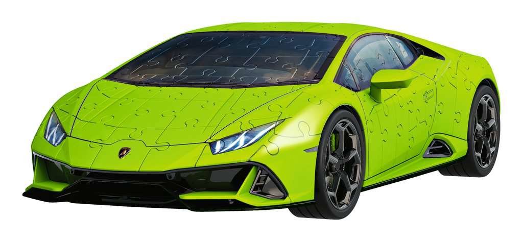 Ravensburger Puzzle 3d Lamborghini Huracán Evo Verde 108 Piezas 11559