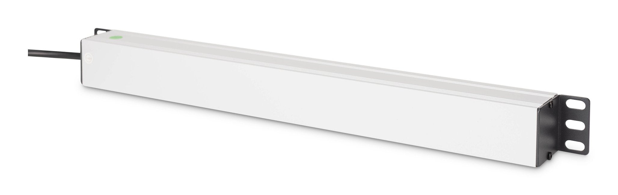 Digitus Meckdosenleime 9-Fach 19" Alu. 1he 2m Negro