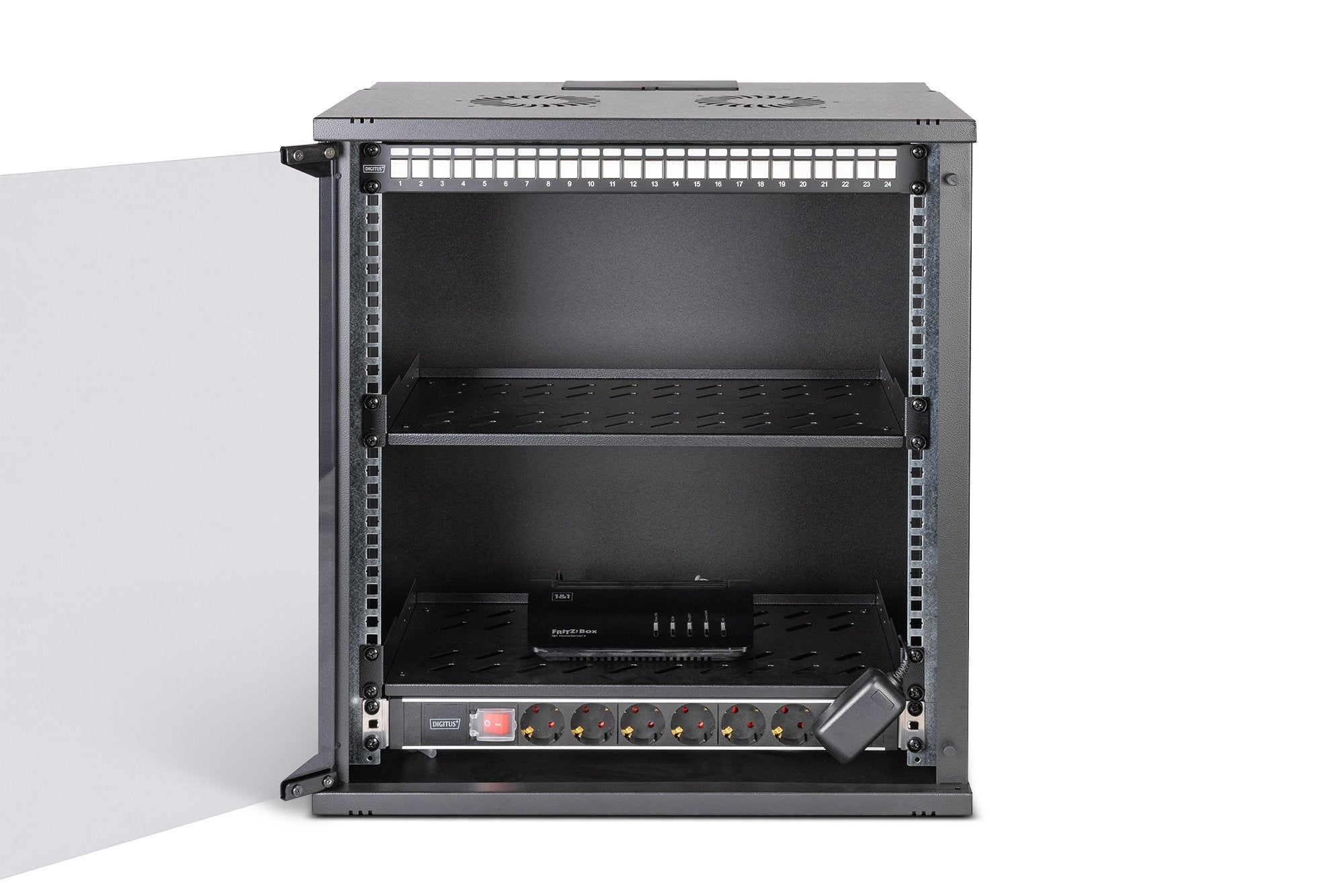 EAN 4016032499664 - Digitus DN-49207-SET armario rack Bastidor de pared Negro imagen 2