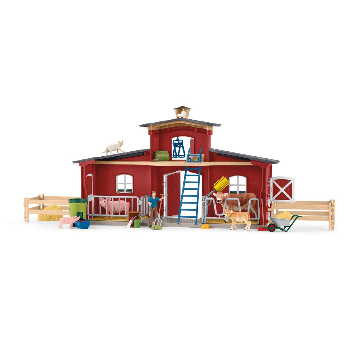 Schleich Farm World Gran Granja Con Animales Y Accesorios