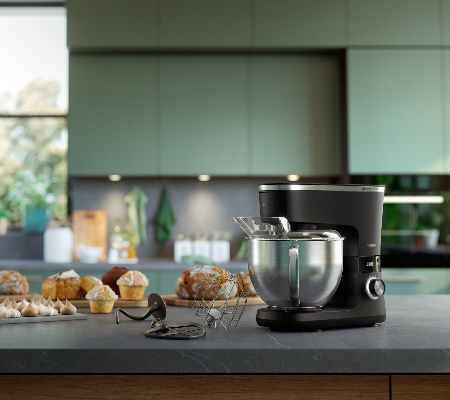 Amasadora Philips Series 7000 Hr7962/01 Profesional