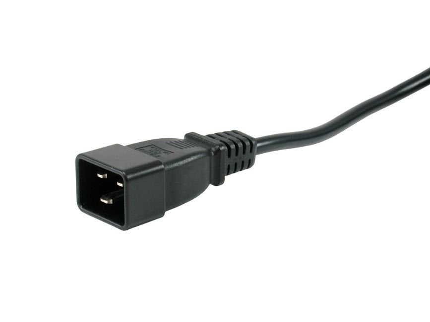 Equip 19" Meckdosenleime Iec C20->6xiec C19+Switch Alu.