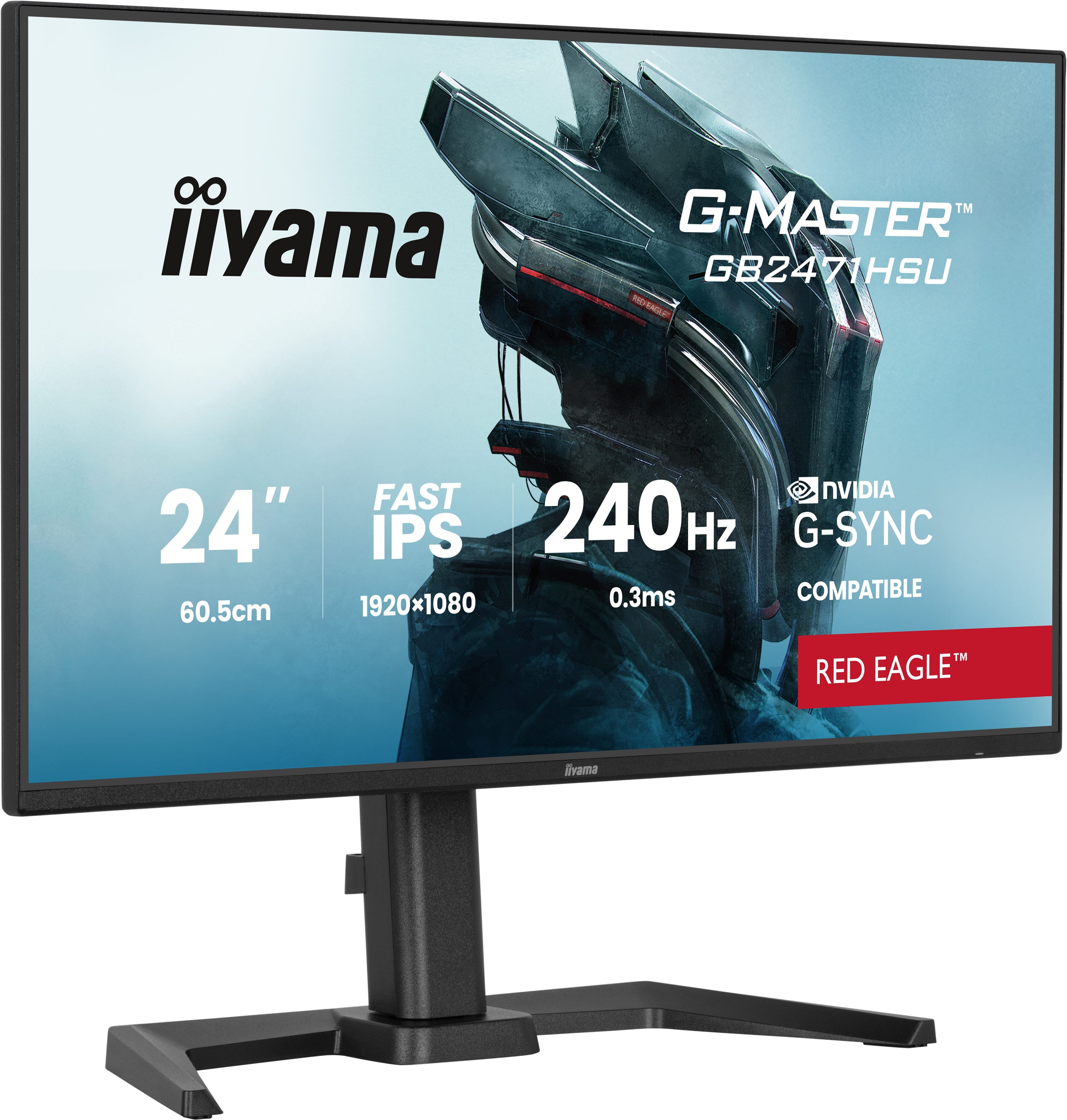 Iiyama 60.5cm 24" Gb2471hsu-B1 16:9 2xhdmi+Dp+Usb-C Ips