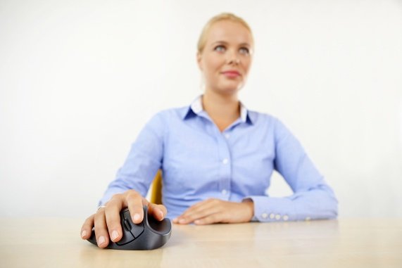 Ratón Bakkerelkhuizen Handshoeraton A La Derecha. Pequeña Tienda Minorima Inalámbrica Usb