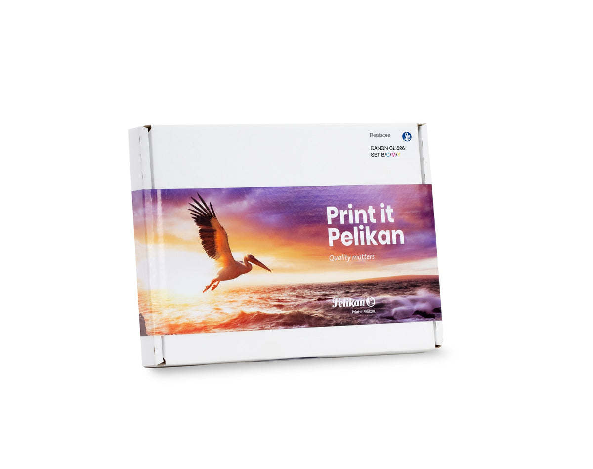 Pelikan Tóner Canon Cli-526 Multi-Pack B C M Y
