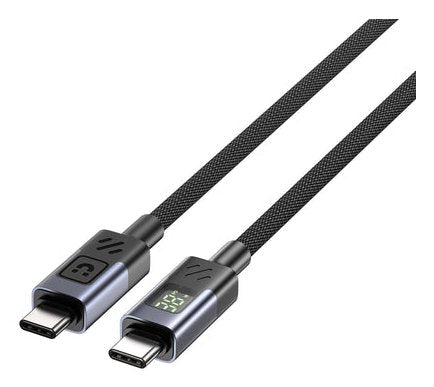 Unitek C14158abk01-3m Usb-C Cable Charging With Led Display 3m Black