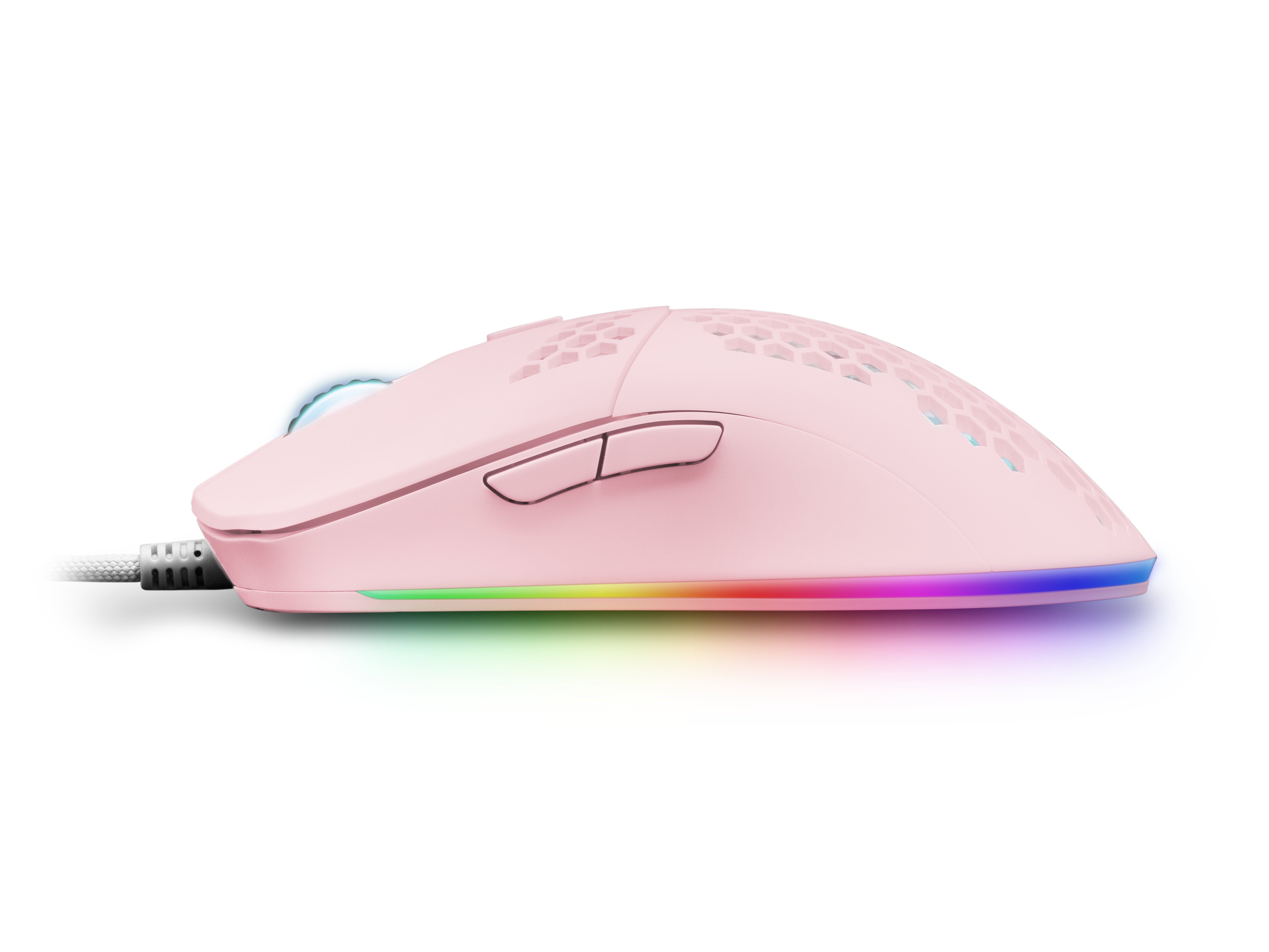 Mars Gaming Mmaxp Ratón Gaming 12400dpi Rosa