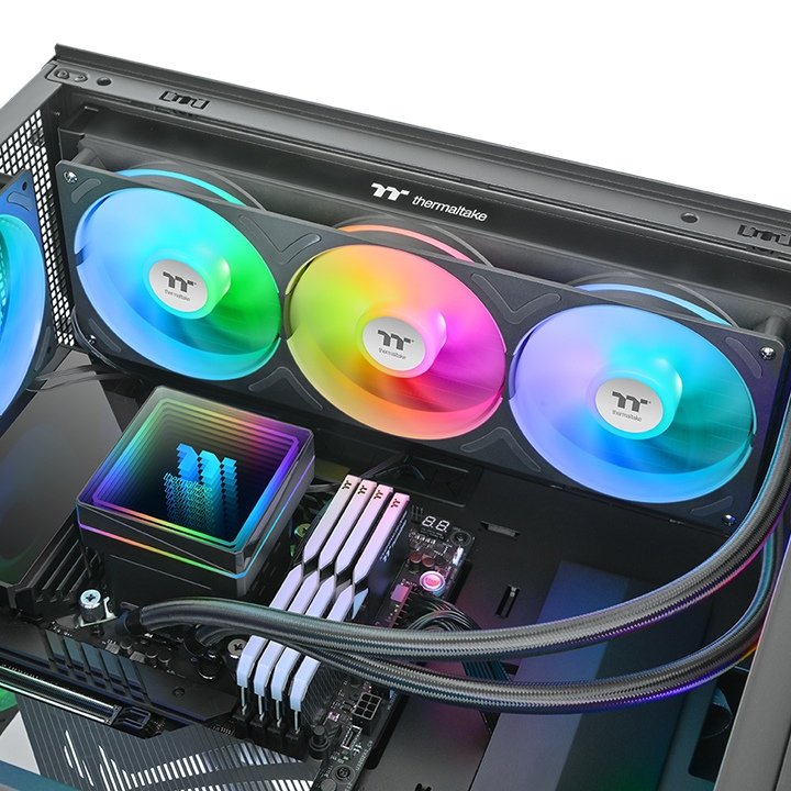 Refrigeración Líquida Cpu K Thermaltake Th360 V3 Argb Sync Aio Negro