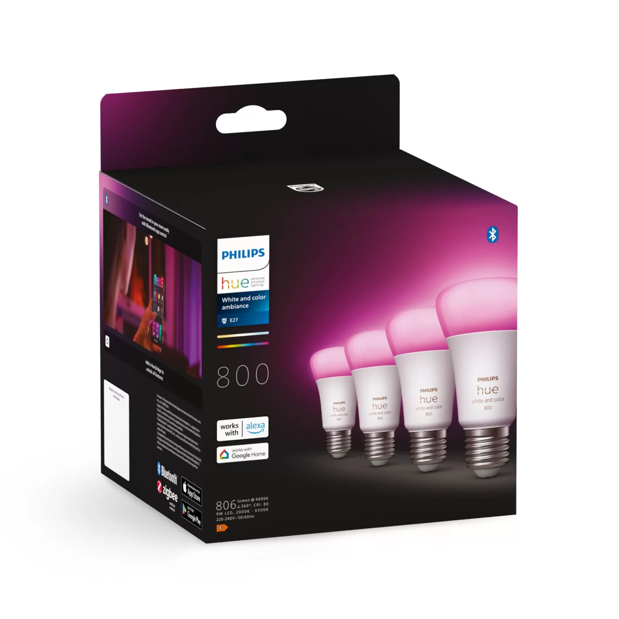EAN 8719514328402 - Philips Hue White and Color ambiance 8719514328402 iluminación inteligente Bluetooth/Zigbee 9 W imagen 3