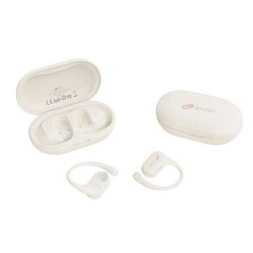 Leotec Earphones Open Air Zenith Sport Beige