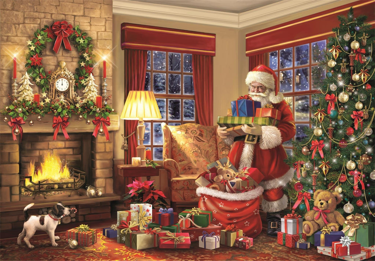 Puzzle Santa'S Visit 1000pzs