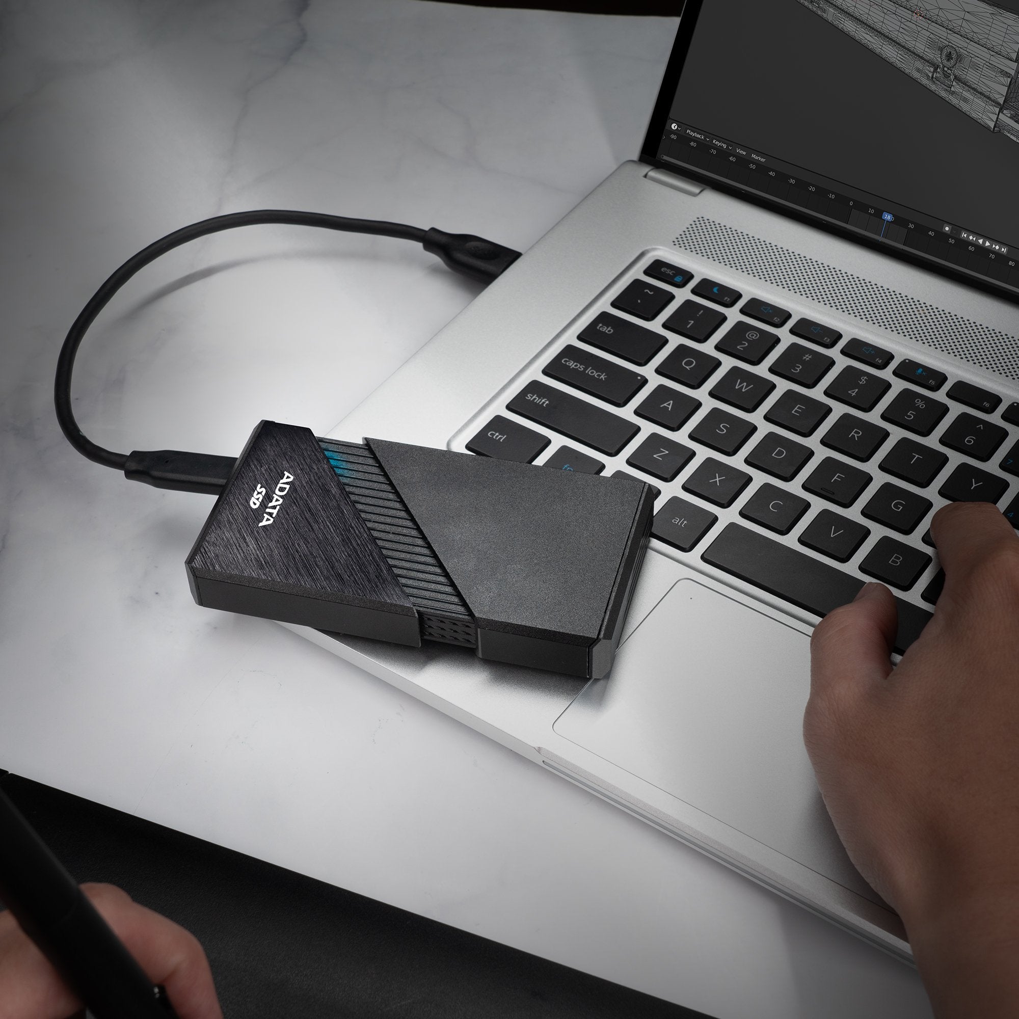 EAN 4711085939791 - ADATA SE920 Tecnología Thunderbolt (Rayo) 1 TB USB Tipo C 3.2 Gen 2 (3.1 Gen 2) Negro imagen 11
