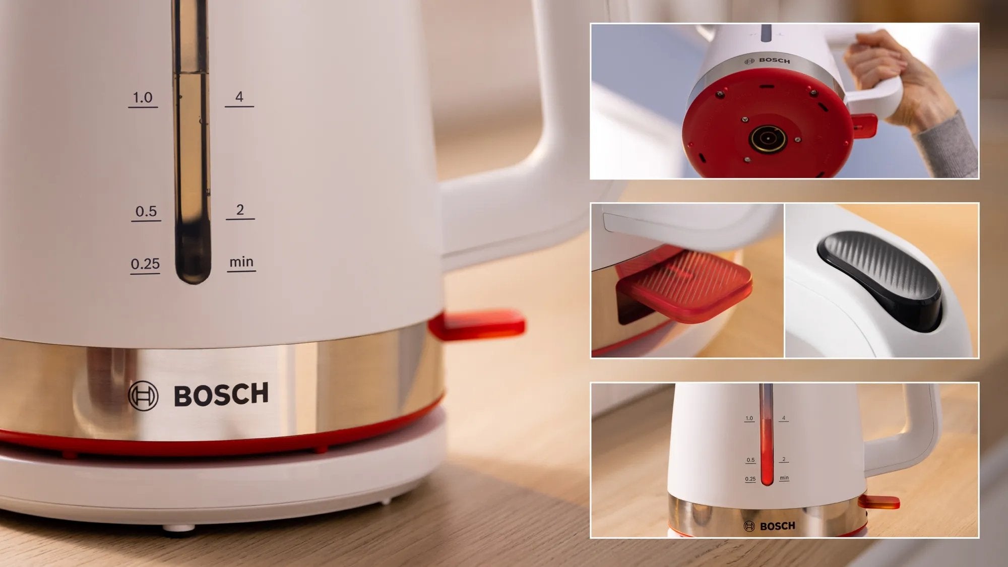 EAN 4242005397655 - Bosch TWK4M221 tetera eléctrica 1,7 L 2400 W Blanco imagen 5