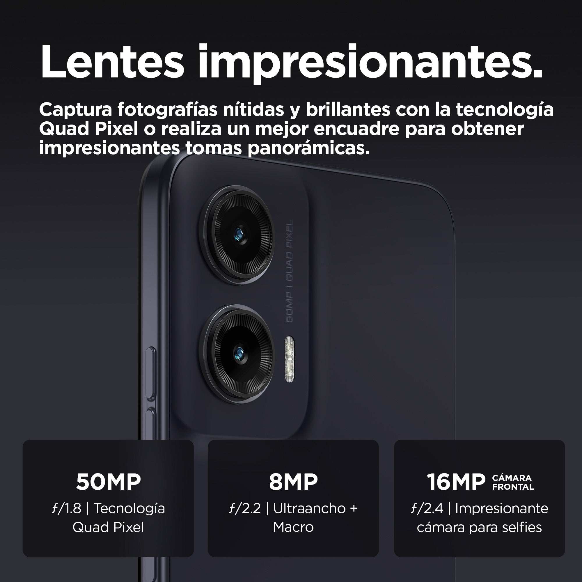 Smartphone Motorola Moto G35 5g 17,1 Cm (6.72") Sim Doble Android 14 Usb Tipo C 8 Gb 128 Gb 5000 Mah Negro