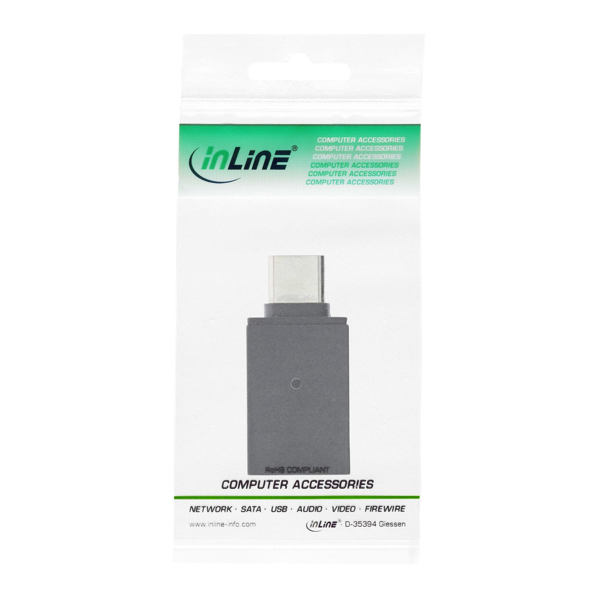 Adaptador Inline Usb 3.2 Gen.2, Usb Tipo C Macho A Usb A Hembra, Otg