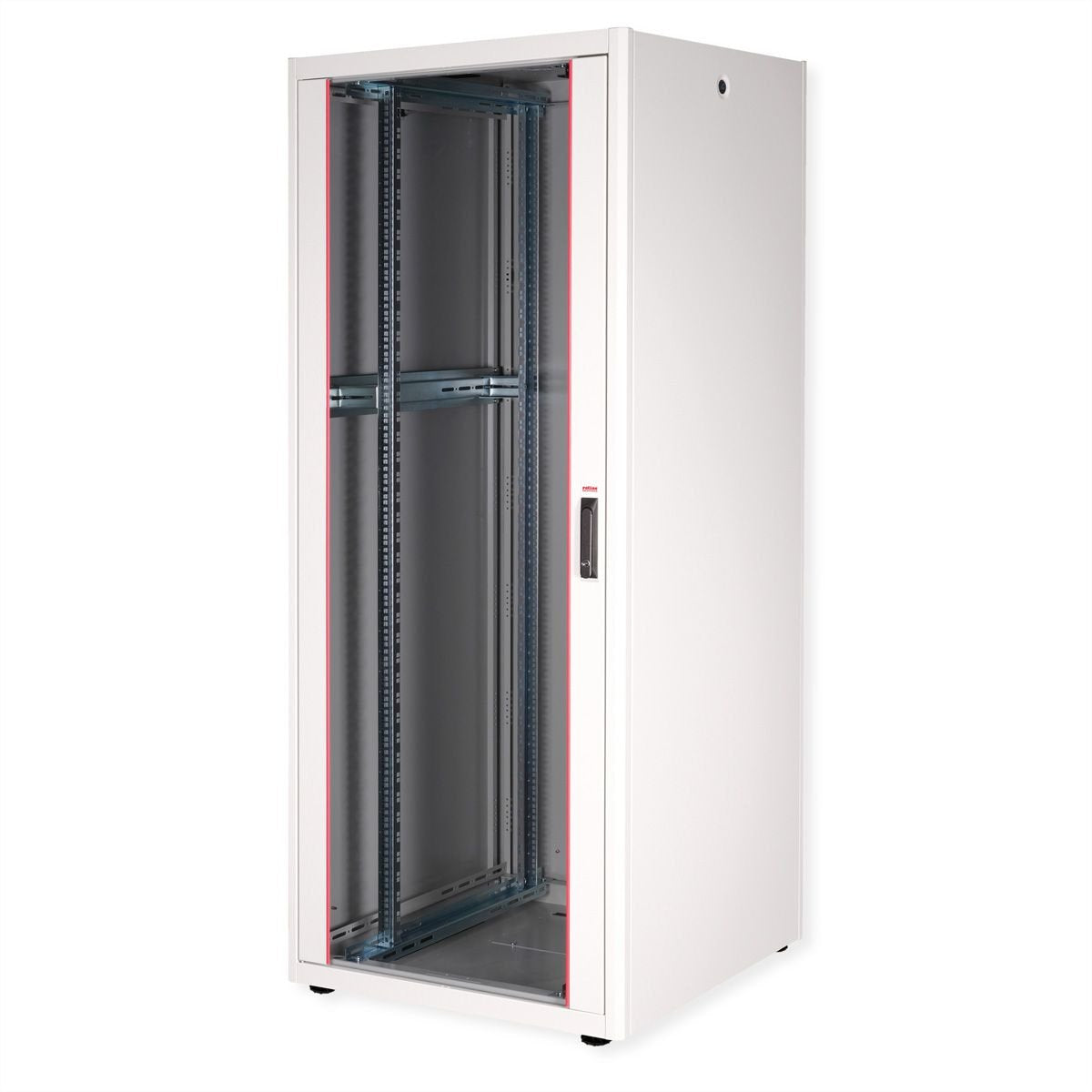 Roline 19-Zoll Netzwerkschrank Basic 42 He, 800x800 Bxt Glastr Grau
