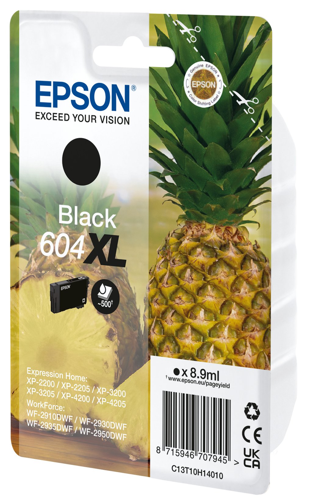 EAN 8715946707952 - Epson 604XL cartucho de tinta 1 pieza(s) Original High (L) Yield Negro imagen 1