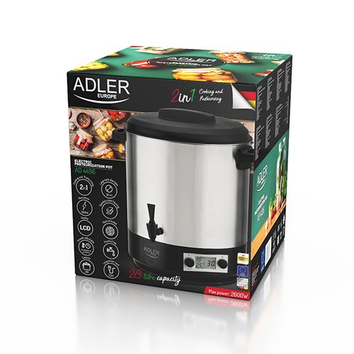 Olla De Pasteurización Eléctrica Adler Ad 4496