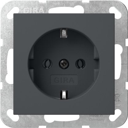 Gira System 55 Toma De Corriente Schuko Antracita