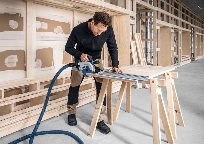 EAN 4059952610726 - Bosch GKS 18V-57-2 GX 16,5 cm Negro, Azul 5000 RPM imagen 6