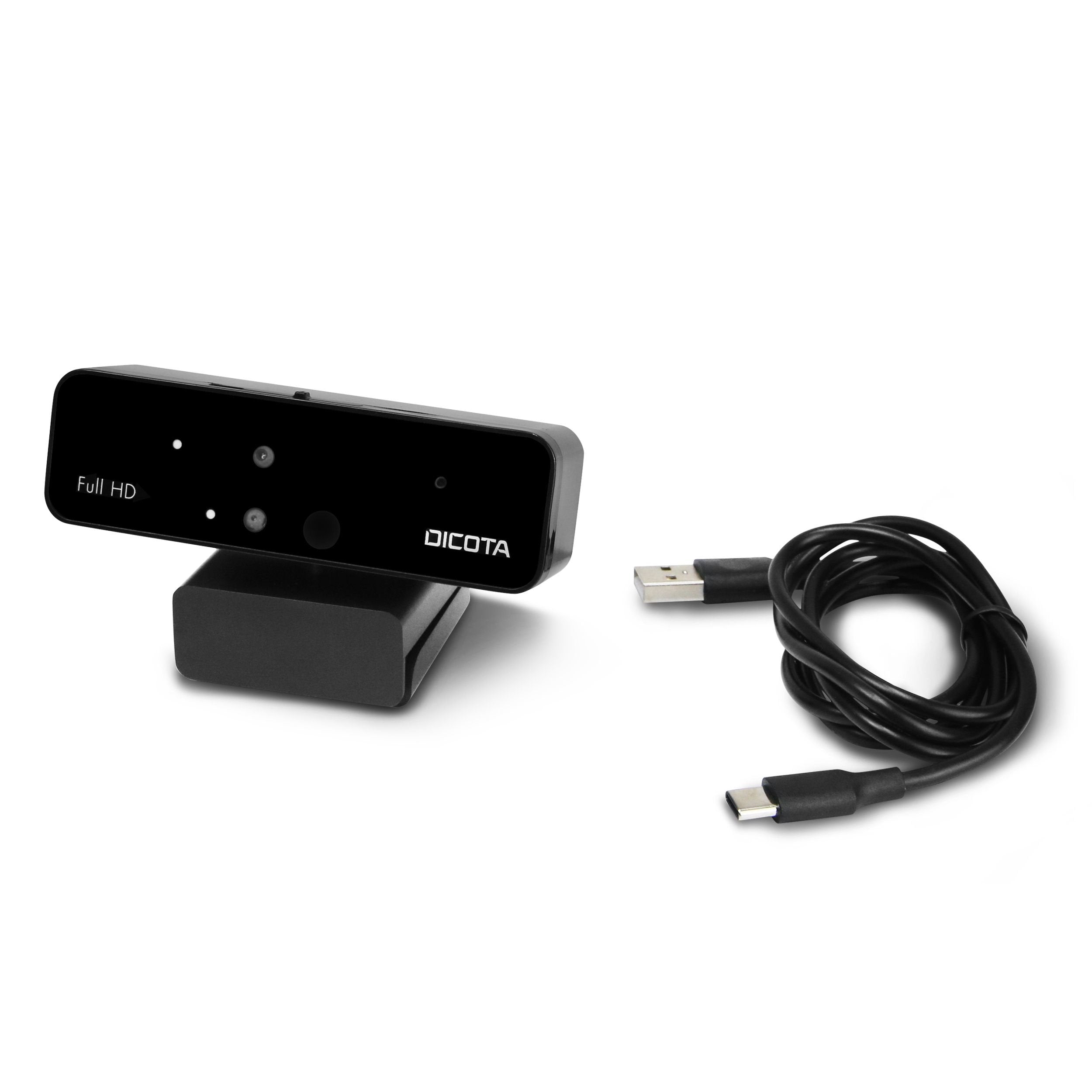 EAN 7640186416580 - DICOTA D31892 cámara web 1902 x 1080 Pixeles USB Negro imagen 11