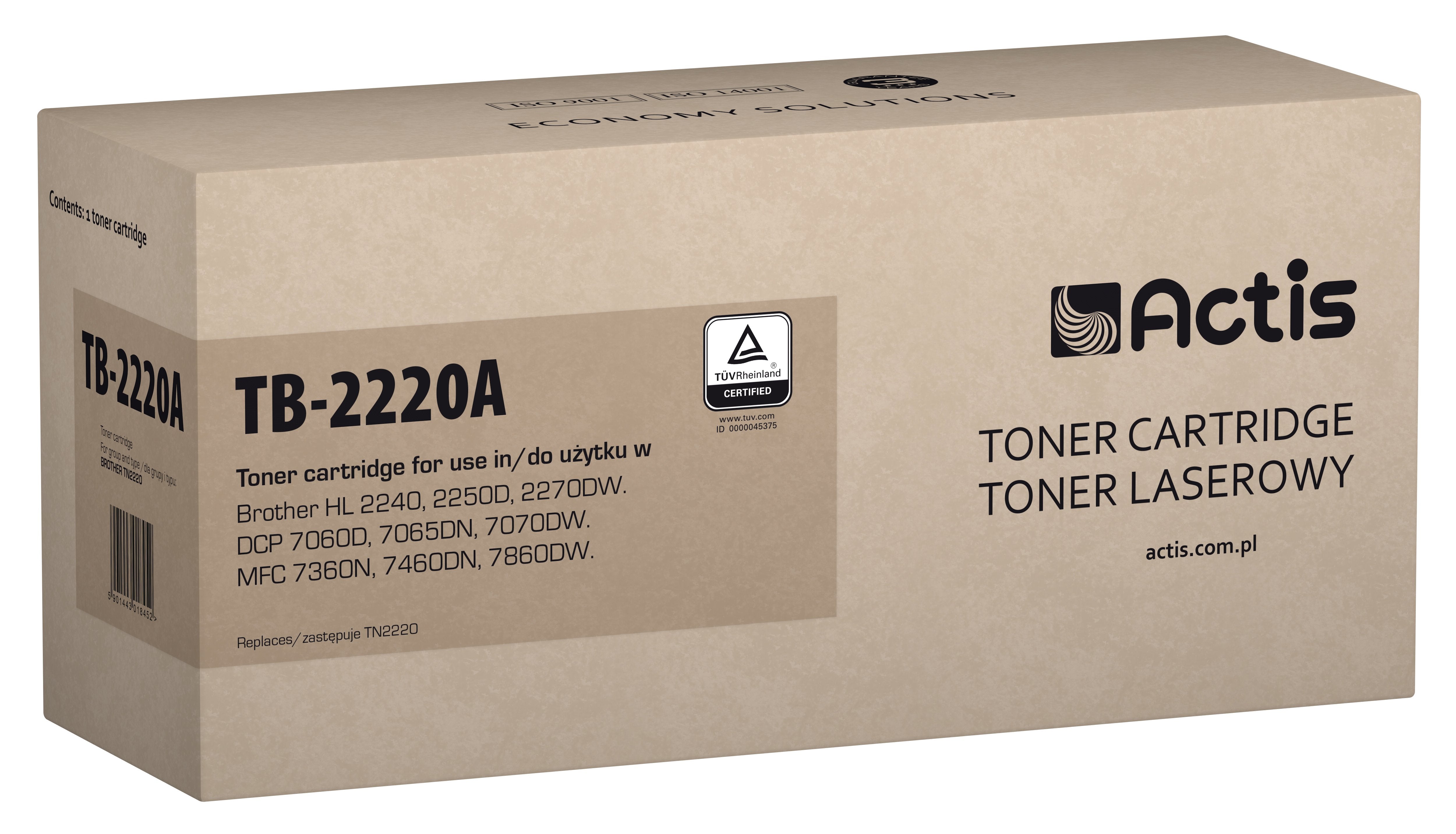 EAN 5901443018452 - Actis TB-2220A cartucho de tóner 1 pieza(s) Compatible imagen 1