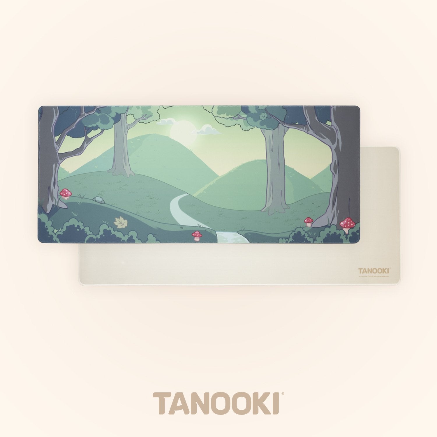 EAN 8436563094569 - TANOOKI TNK4002 alfombrilla para ratón Alfombrilla de ratón para juegos Crema de color, Verde, Pino imagen 3